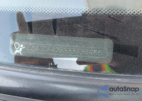 2003 Jaguar Xkr z USA, uszkodzony, nr VIN SAJDA42B333A36485